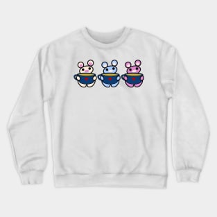 Three Chibis (Tea) Crewneck Sweatshirt